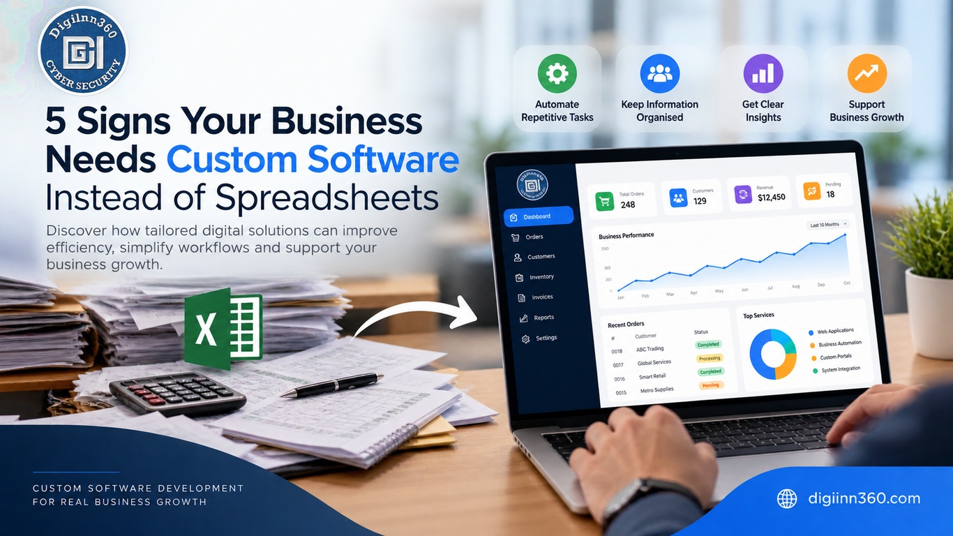 5 Signs Your Business Needs Custom Software | Digi-Inn 360